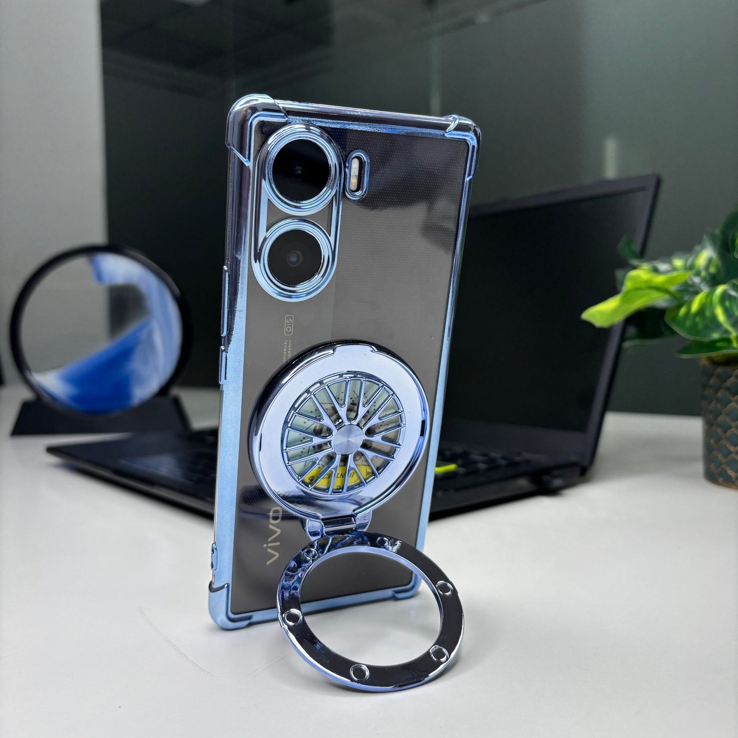 Vivo V29e 5G Premium Stress Buster Wheel Rotating Shockproof Airbags Case