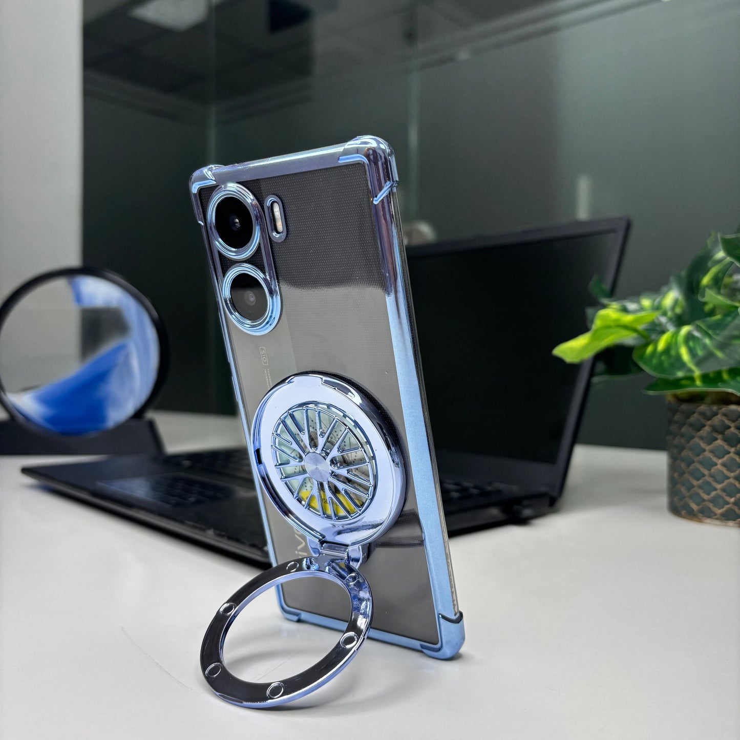 Vivo V29e 5G Premium Stress Buster Wheel Rotating Shockproof Airbags Case