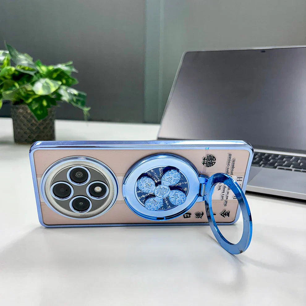 Oppo F27 Pro+ 5G Rich Manifestation Reflective Fidget Rotating Back Case