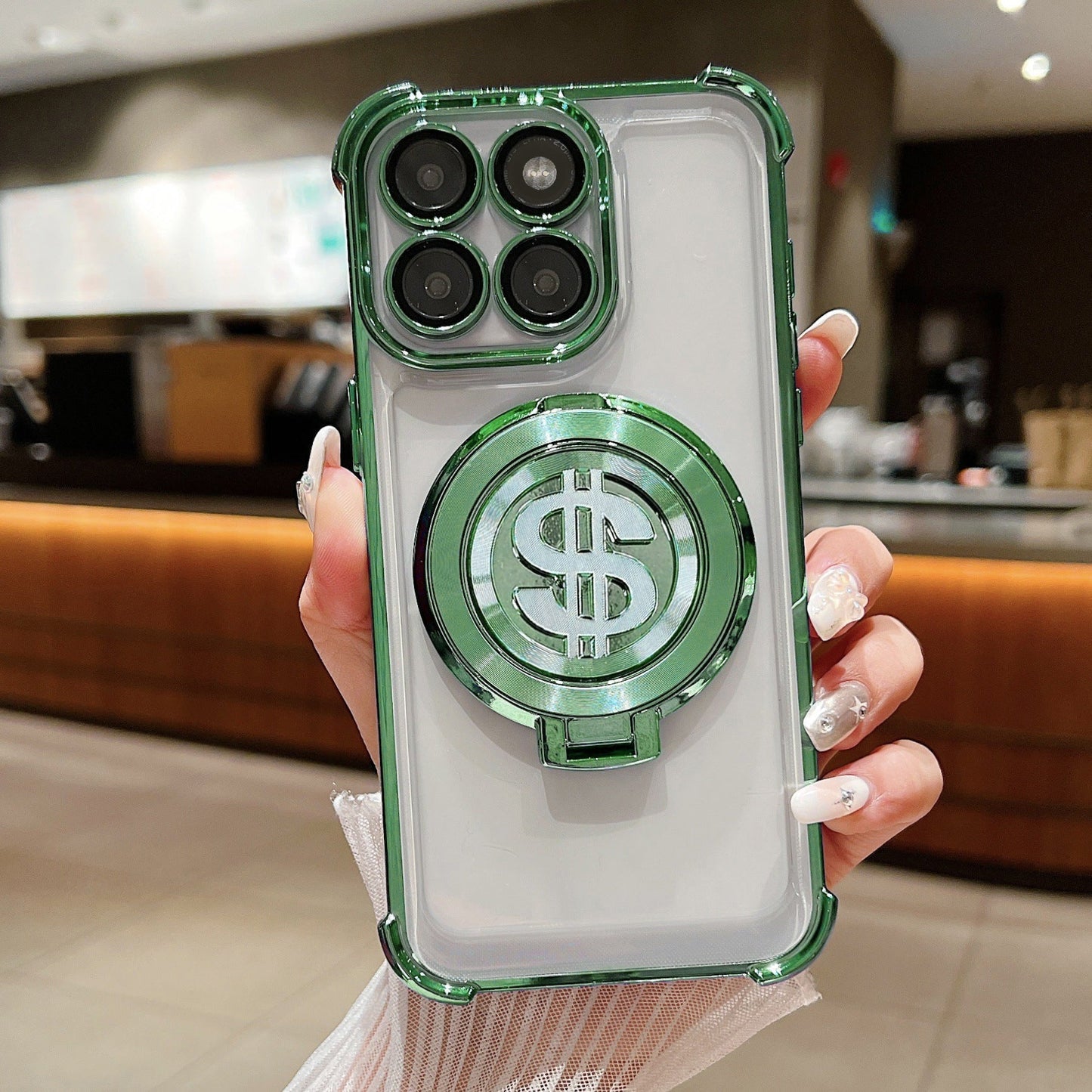 Motorola Edge 70 5G Four Corner Airbags 100% Original Astro Money Magnet Rotating Dollar Case