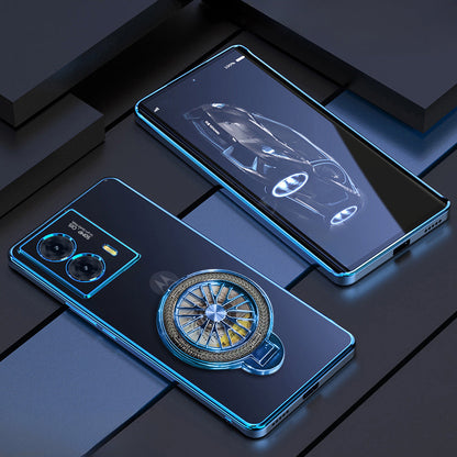 Motorola Edge 50 Fusion 5G Ferrari Wheel Electroplating Case
