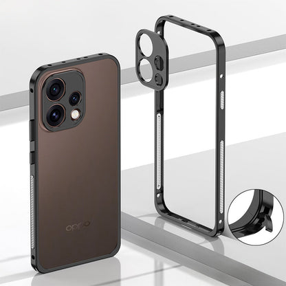Oppo Reno 15 5G Aluminium Metal Frame Case With Metal Camera Lens Protection