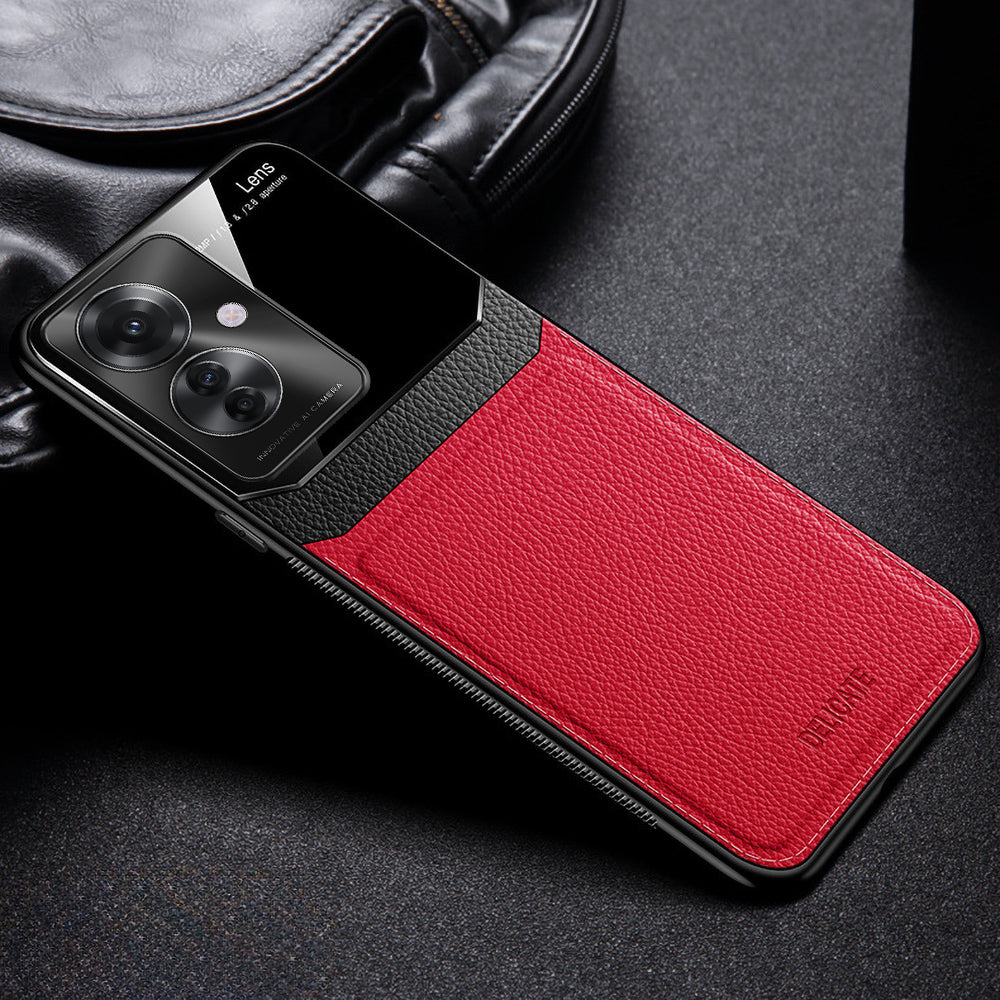 Oppo F25 Pro 5G Premium Leather Lens Protective Case