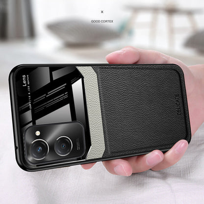 Vivo Y28s 5G Premium Leather Lens Protective Case