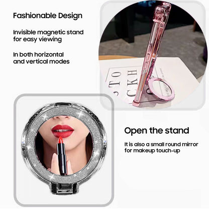 Redmi Note 14 Pro+ 5G Luxury Shimmer Mirror Back Shockproof Airbag Case