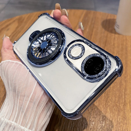 Vivo V50 5G Premium Stress Buster Wheel Rotating Shockproof Airbags Case (Buy 1 Get 1 Surprise Cover)
