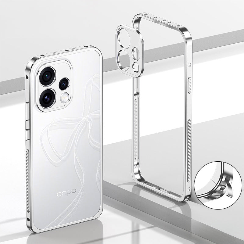 Oppo Reno 15 5G Aluminium Metal Frame Case With Metal Camera Lens Protection