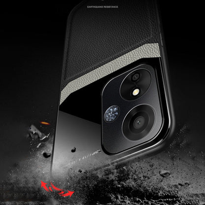 Oppo A59 5G Premium Leather Lens Protective Case