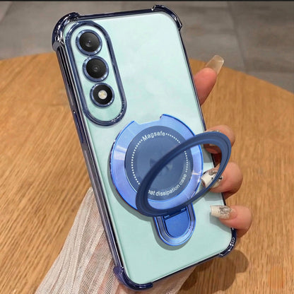 OnePlus Nord 5 5G Luxury Four Corner Invincible Bracket Ring Stand Case