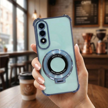 OnePlus Nord 5 5G Original Luxury Magnifier Ring Stand Shockproof Airbags Corner Case