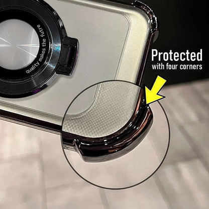 OnePlus Nord 5 5G Original Luxury Magnifier Ring Stand Shockproof Airbags Corner Case