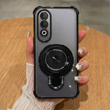 OnePlus Nord CE4 5G Luxury Four Corner Invincible Bracket Ring Stand Case