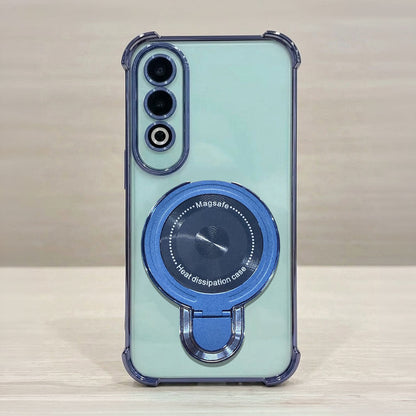 OnePlus Nord CE4 5G Luxury Four Corner Invincible Bracket Ring Stand Case