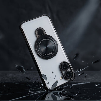 OnePlus Nord CE5 5G Luxury Four Corner Invincible Bracket Ring Stand Case