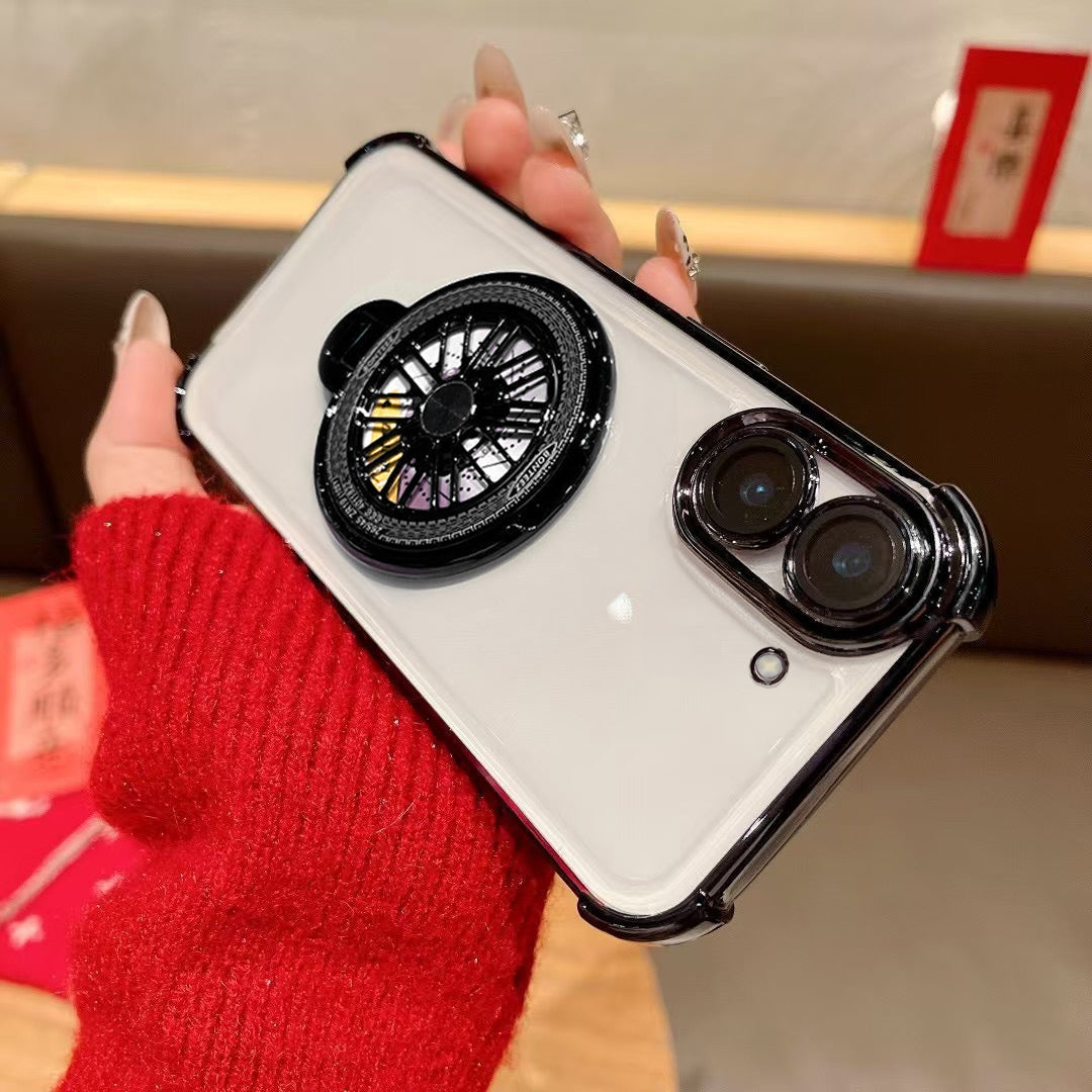 OnePlus Nord CE5 5G Premium Stress Buster Wheel Rotating Shockproof Airbags Case