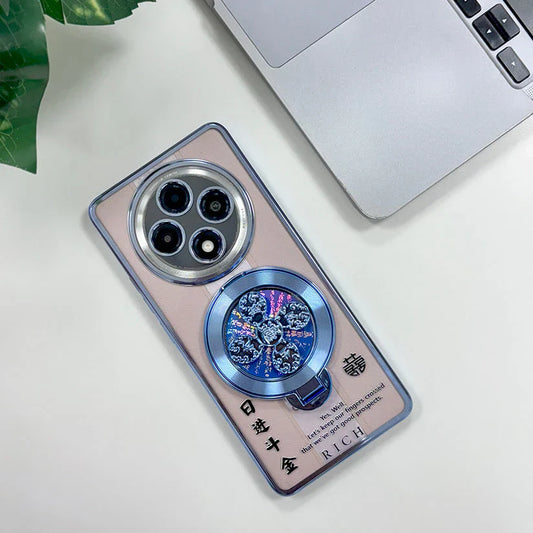 Oppo F27 Pro+ 5G Rich Manifestation Reflective Fidget Rotating Back Case