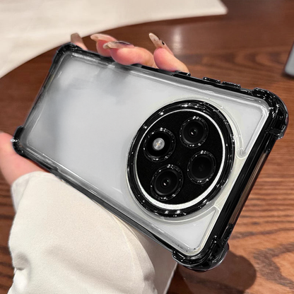 Oppo F27 Pro+ 5G Transparent Shockproof Case With Airbag Corners