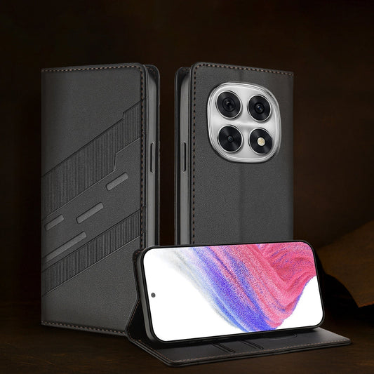 Oppo F29 Pro 5G Retro PU Leather Magnetic Wallet Flip Case with Charm Strap