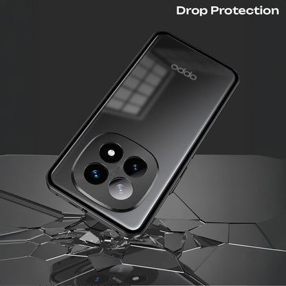 Oppo F29 Pro 5G Aluminium Metal Bumper Shield Transparent Back Case