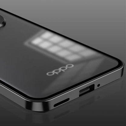 Oppo F29 Pro 5G Aluminium Metal Bumper Shield Transparent Back Case