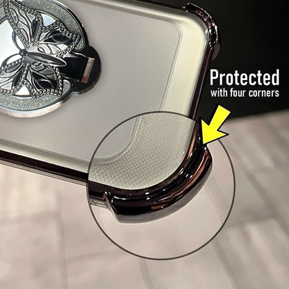 Oppo Reno 14 5G Premium Butterfly Stand Airbags Case