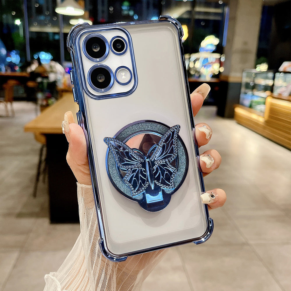 Oppo Reno 13 5G Premium Butterfly Stand Airbags Case