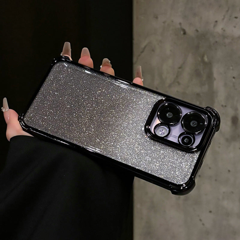 Oppo Reno 13 5G Luxury Shimmer Shockproof Airbag Case