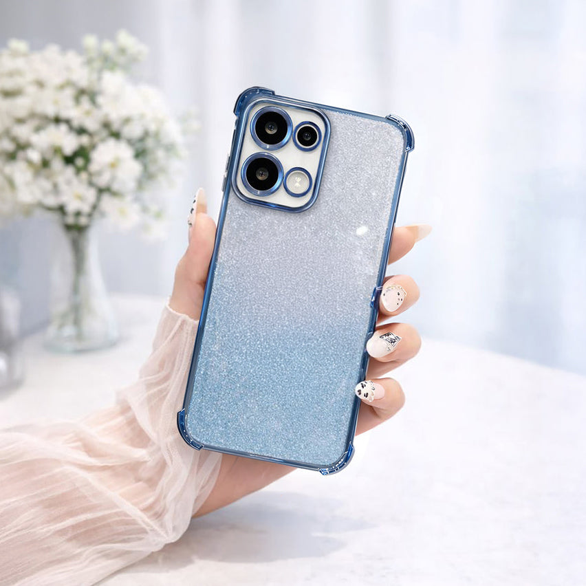 Oppo Reno 13 5G Luxury Shimmer Shockproof Airbag Case