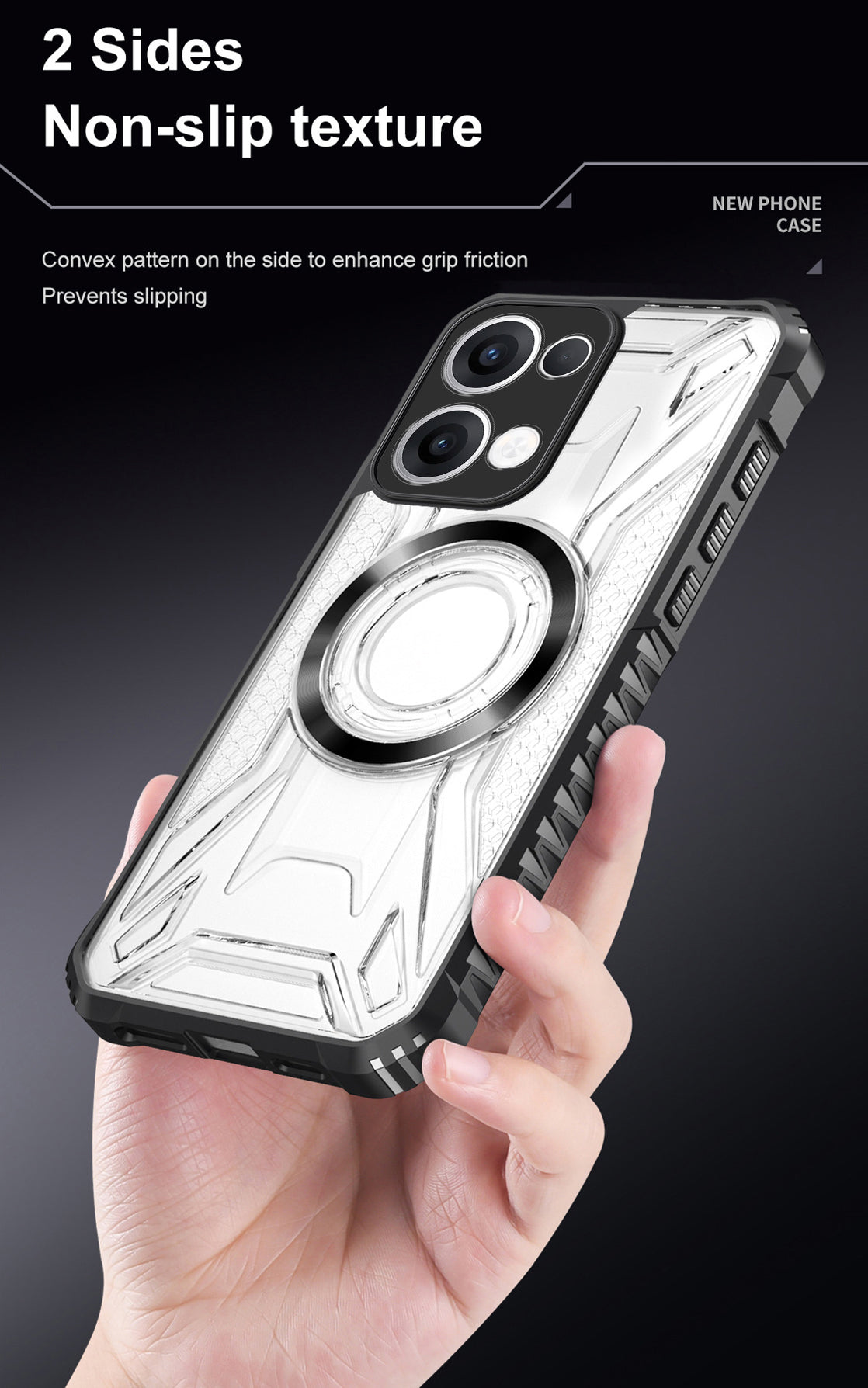 Oppo Reno 13 5G Magsafe Shockproof Armour Case