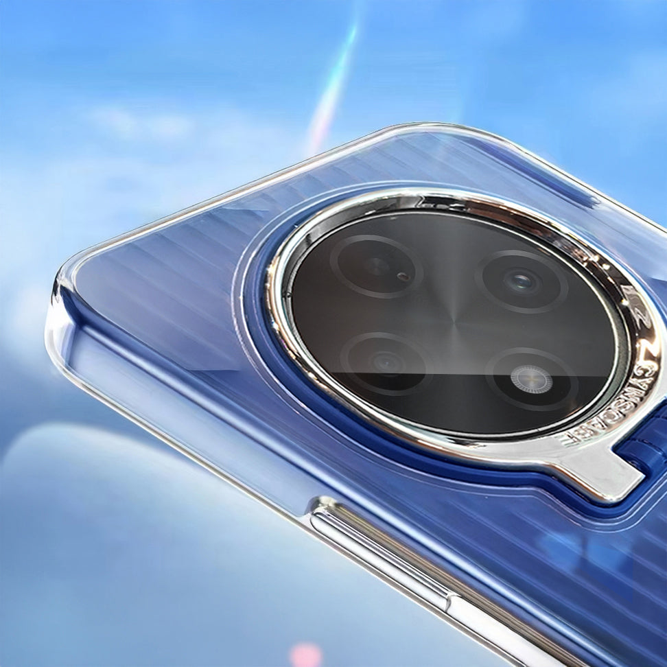 Oppo F27 Pro+ 5G Luxury Dual Layer Hybrid Camera Ring Stand Case