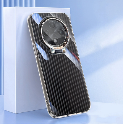 Oppo F27 Pro+ 5G Luxury Dual Layer Hybrid Camera Ring Stand Case