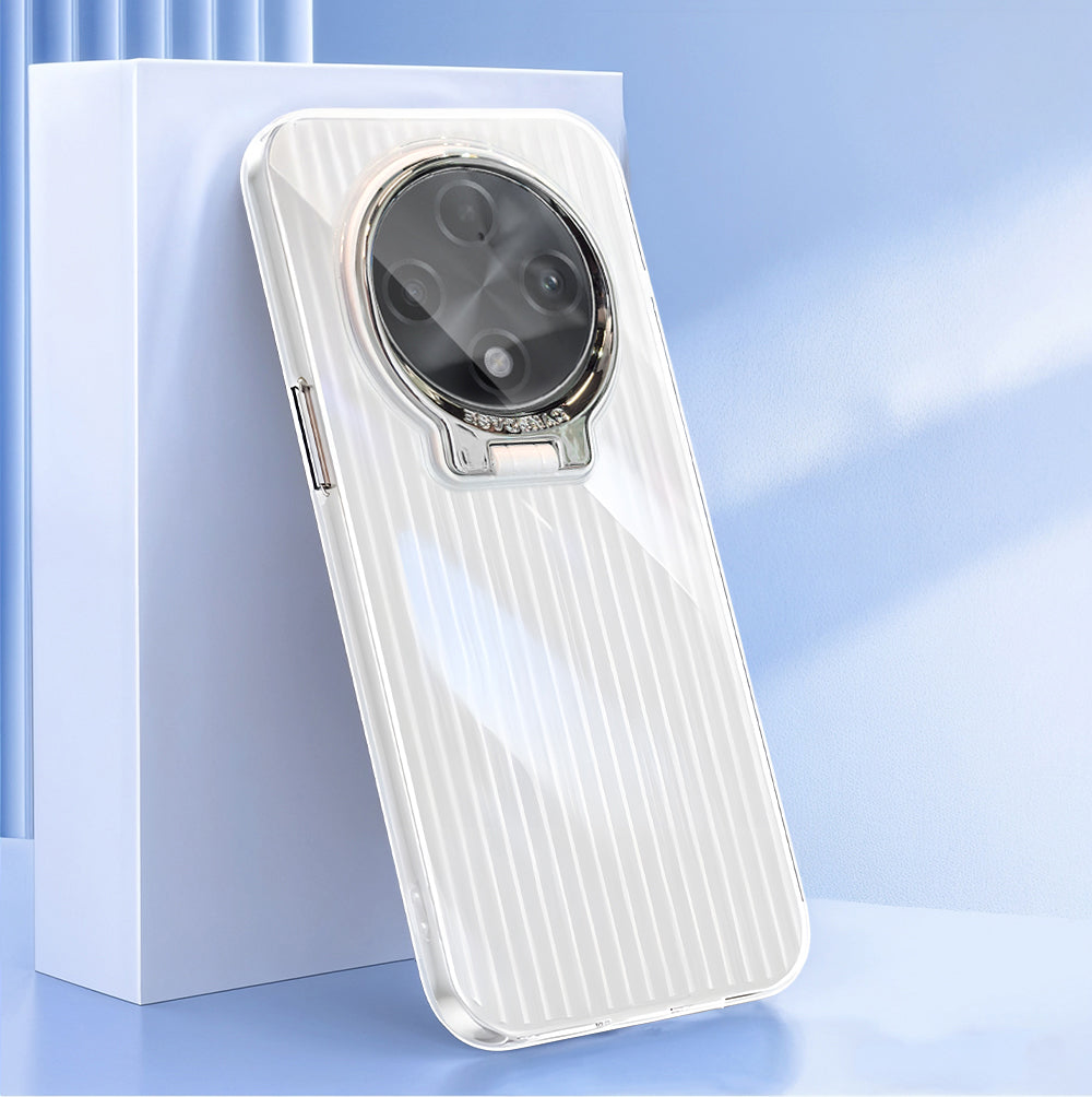 Oppo F27 Pro+ 5G Luxury Dual Layer Hybrid Camera Ring Stand Case