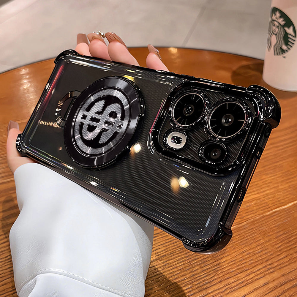 Oppo F31 5G  rotating dollar case with airbags protection