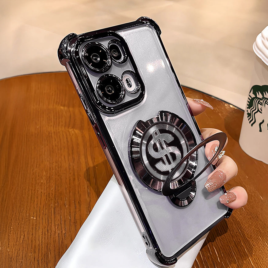 Four corner airbags case for Oppo F31 5G  with dollar design

