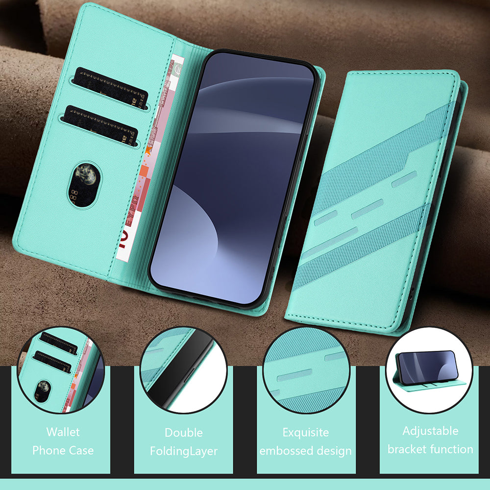 Oppo Reno13 5G phone case with magnetic closure and kickstand