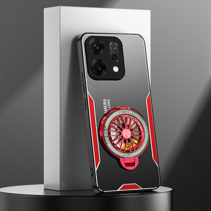 Oppo Reno 14 5G Metal Wheel Back Case