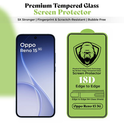 Oppo Reno 15 5G Luxury Four Corner Invincible Bracket Ring Stand Case