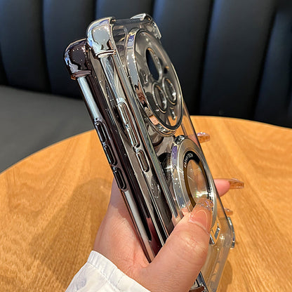 Stylish and durable Realme 14 Pro+ 5G case with ring stand feature and corner protection for safe daily use.