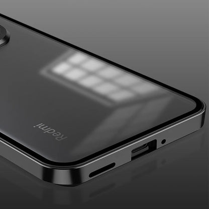 Redmi Note 15 Pro Plus 5G Aluminium Metal Bumper Shield Transparent Back Case