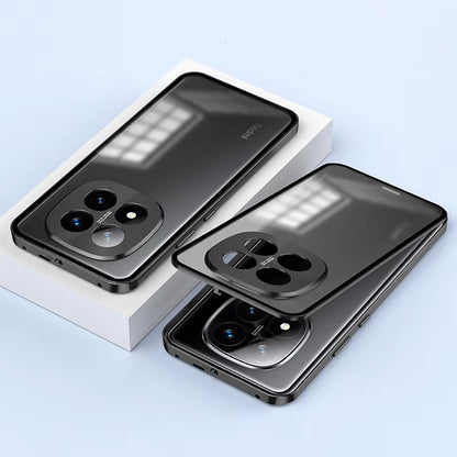 Redmi Note 15 Pro Plus 5G Aluminium Metal Bumper Shield Transparent Back Case