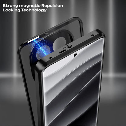 Redmi Note 15 Pro Plus 5G Aluminium Metal Bumper Shield Transparent Back Case