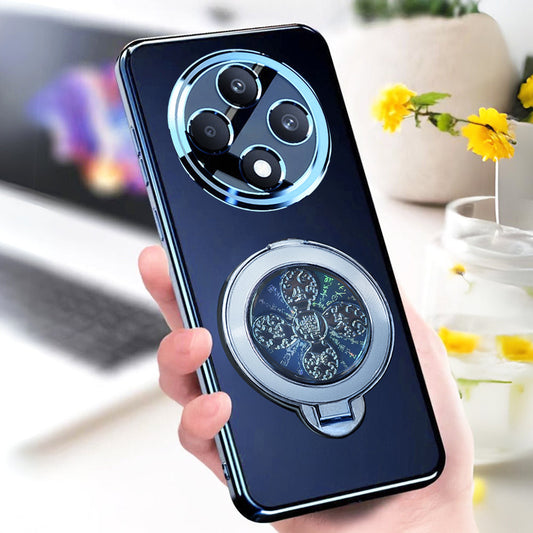 OPPO F27 PRO+ 5G Electroplating Reflective Fidget Rotating Back Case