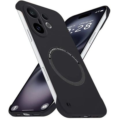 VIVO X200 FE 5G Frameless Magnetic Wireless Charging Case — Ultra-Slim Clear MagSafe Compatible Cover