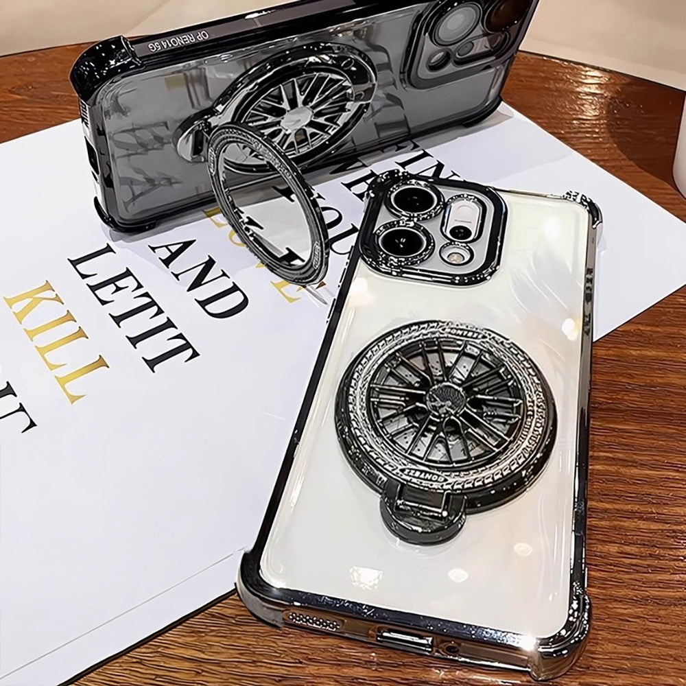 Oppo Reno14 5G Premium Stress Buster Wheel Rotating Shockproof Airbags Case