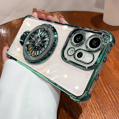 Oppo Reno 14 5G Phone case with intricate design on a wooden surface