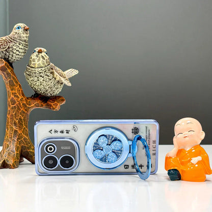 Vivo T3 Pro 5G Rich Manifestation Reflective Fidget Rotating Back Case