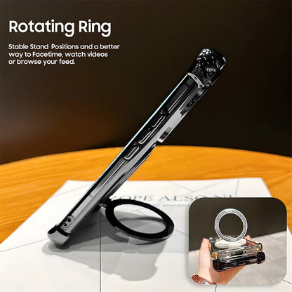 Vivo T5 Pro 5G Premium Stress Buster Wheel Rotating Shockproof Airbags Case