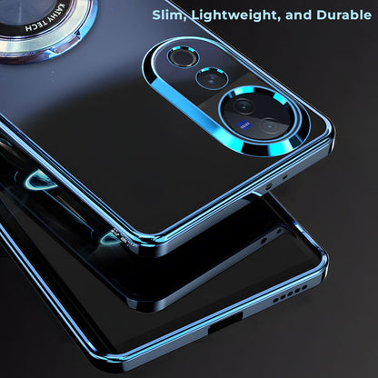 Vivo V40 Pro 5G Magnifier Electroplating Case