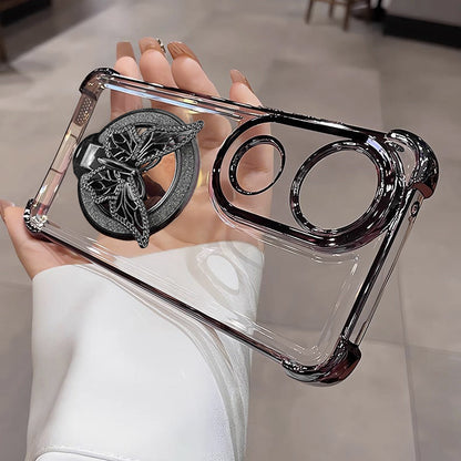 Vivo T4R 5G Premium Butterfly Stand Airbags Case