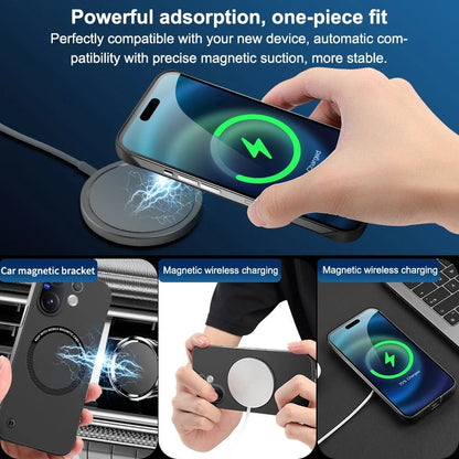 Vivo V60 5G Frameless Magnetic Wireless Charging Case — Ultra-Slim Clear MagSafe Compatible Cover